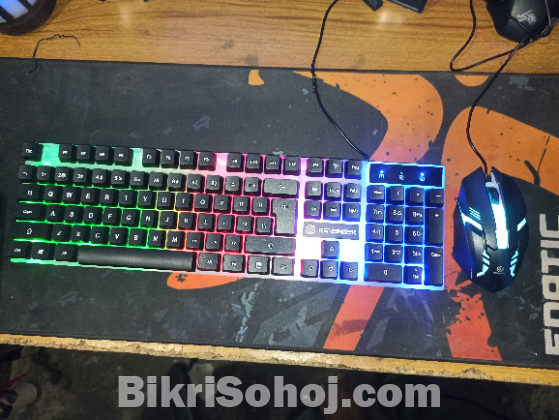 RGB gaming keyboard mouse